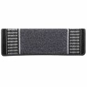 VidaXL Samoprzylepne maty na schody 15 pcs Antracyt 65 x 21 x 4 cm