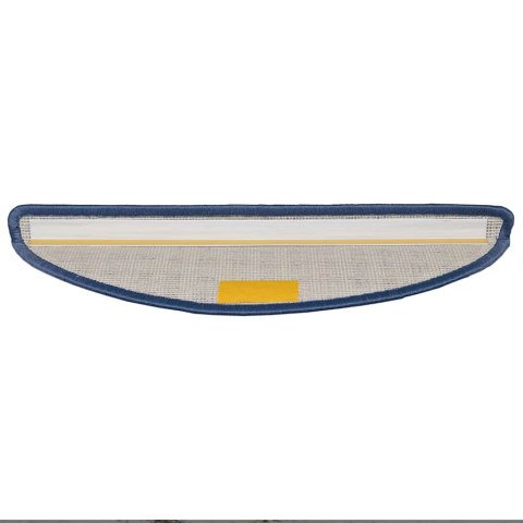 VidaXL Samoprzylepne maty na schody 15 pcs Niebieski 56 x 17 x 3 cm