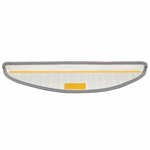 VidaXL Samoprzylepne maty na schody 15 pcs Szary 56 x 17 x 3 cm