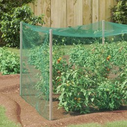 VidaXL Siatka ochronna na ptaki Zielony 4 x 10 m HDPE