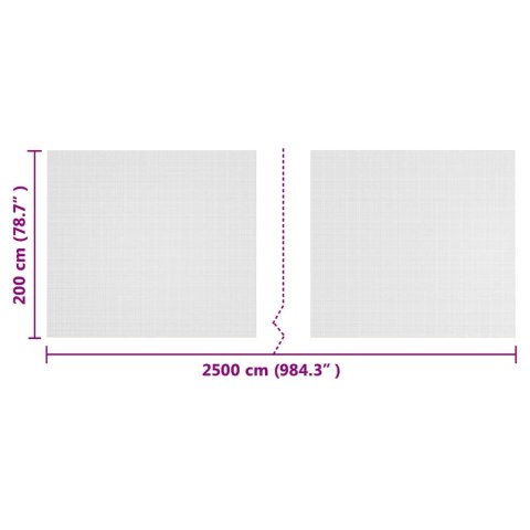 SIEĆ NA OWADY BIAŁY 2X25 M HDPE