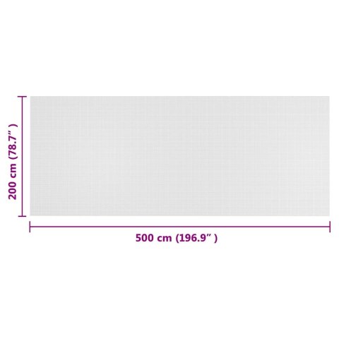 VidaXL Sieć na Owady Biały 2 x 5 m HDPE