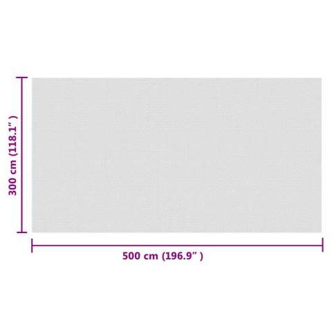 VidaXL Sieć na Owady Biały 3 x 5 m HDPE