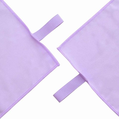 VidaXL Zestaw Ręczników Sportowych 3 pcs Fioletowy