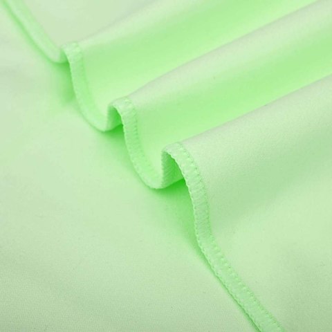 VidaXL Zestaw Ręczników Sportowych 3 pcs Zielony Poliester i poliamid