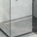 360° ODPŁYW PRYSZNICOWY Z CIENKIM MODELEM SREBRNY 100CM