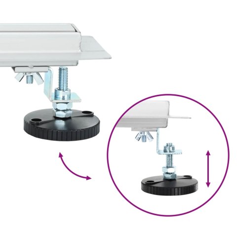 VidaXL 360° Odpływ prysznicowy z cienkim modelem Srebrny 60 cm