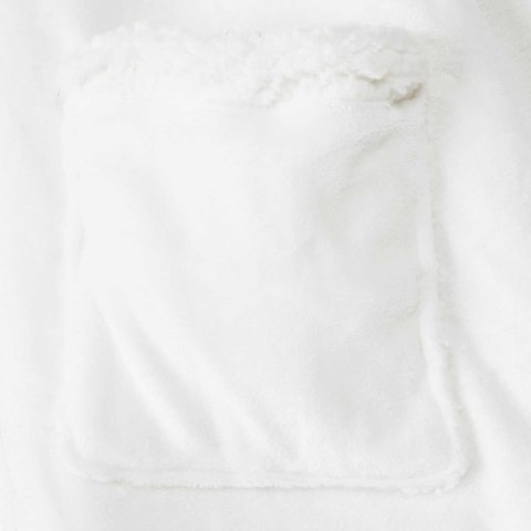 BLUZA-KOC BIAŁY L FLEECE I FLANELA