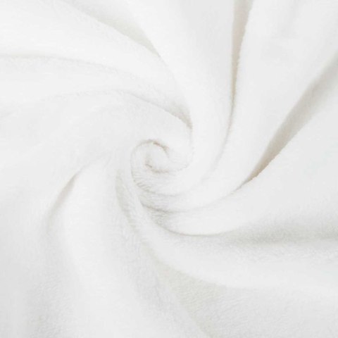 BLUZA-KOC BIAŁY S FLEECE I FLANELA