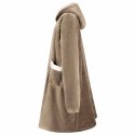 VidaXL Bluza-koc Camel m Fleece i Flanela