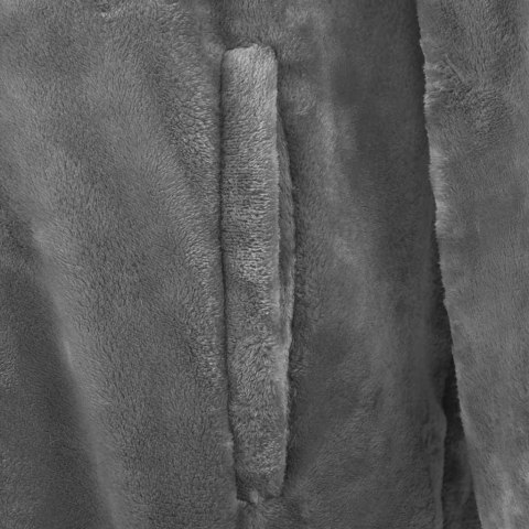 BLUZA-KOC CIEMNOSZARY L FLANELA