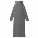 BLUZA-KOC CIEMNOSZARY L FLEECE I FLANELA