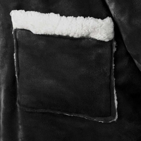 BLUZA-KOC CZARNY M FLEECE I FLANELA