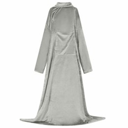 BLUZA-KOC SZARY FLANELA