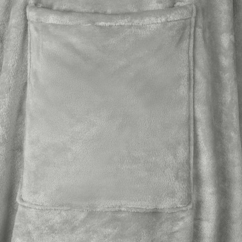 BLUZA-KOC SZARY FLANELA