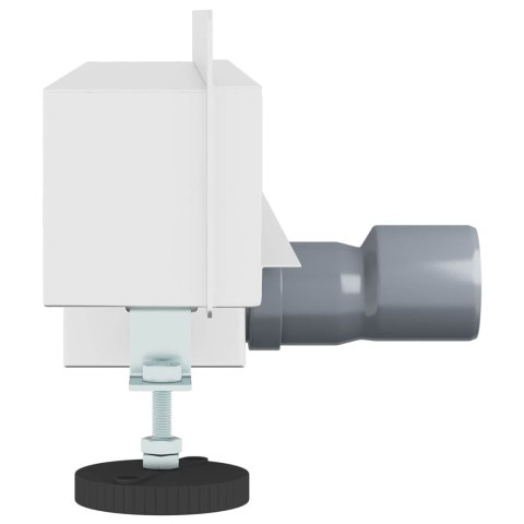 VidaXL Odpływ prysznicowy montowany na ścianie Srebrny 50 cm