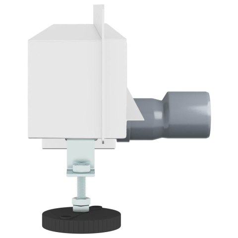 VidaXL Odpływ prysznicowy montowany na ścianie Srebrny 70 cm