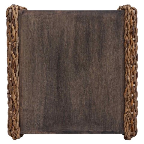 STOLIK BOCZNY NATURALNY 44.5X45X45CM LITE DREWNO MAHONIOWE