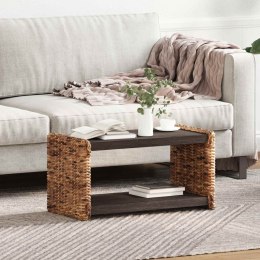 STOLIK BOCZNY NATURALNY 44.5X45X45CM LITE DREWNO MAHONIOWE