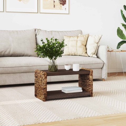 STOLIK BOCZNY NATURALNY 44.5X45X45CM LITE DREWNO MAHONIOWE