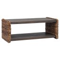 STOLIK BOCZNY NATURALNY 44.5X45X45CM LITE DREWNO MAHONIOWE