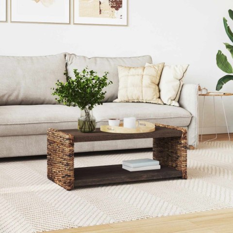 STOLIK BOCZNY NATURALNY 44.5X45X45CM LITE DREWNO MAHONIOWE