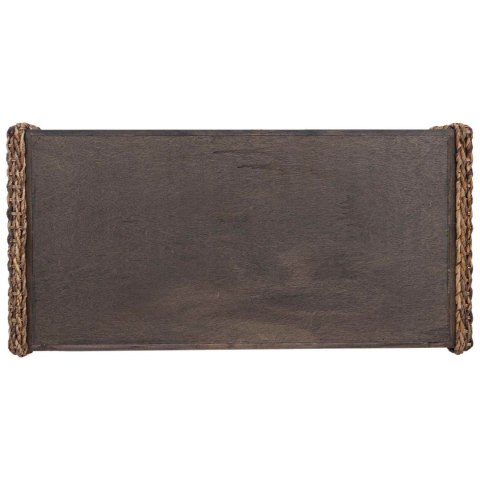 STOLIK BOCZNY NATURALNY 44.5X45X45CM LITE DREWNO MAHONIOWE