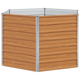 PODNIESIONE ŁÓŻKO OGRODOWE JASNY BRĄZ 129X129X77CM