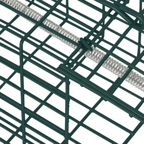 VidaXL Pułapka na zwierzęta Zielony 31 x 13 x 12cm Stal