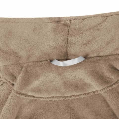 VidaXL Szlafrok bez kaptura Camel xxl Flanela