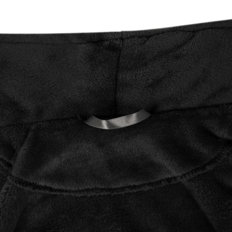 SZLAFROK BEZ KAPTURA CZARNY XXXL FLANELA