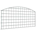 ZESTAW OGRODZENIA STAWU 5 SZT ZIELONY 100X50CM STAL