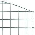 ZESTAW OGRODZENIA STAWU 5 SZT ZIELONY 100X50CM STAL