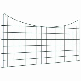 ZESTAW OGRODZENIA STAWU 5 SZT ZIELONY 100X50CM STAL