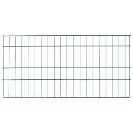 ZESTAW OGRODZENIA STAWU 5 SZT ZIELONY 100X50CM STAL