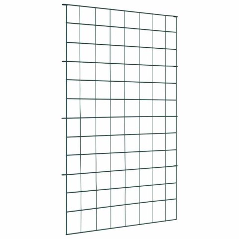 ZESTAW OGRODZENIA STAWU 8 SZT ZIELONY 50X80CM STAL