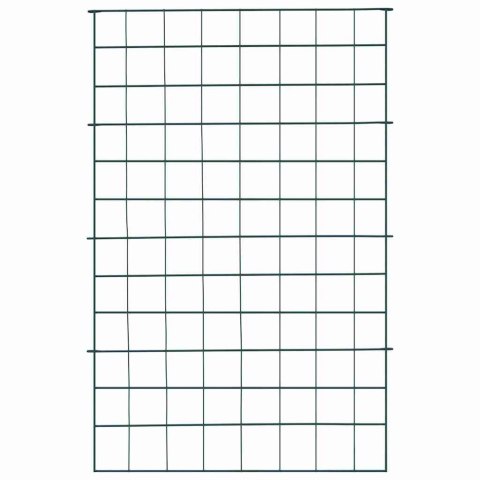 ZESTAW OGRODZENIA STAWU 8 SZT ZIELONY 50X80CM STAL