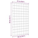 ZESTAW OGRODZENIA STAWU 8 SZT ZIELONY 50X80CM STAL