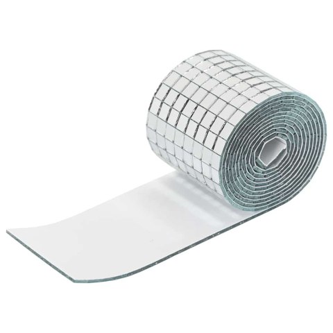 VidaXL Lustro Mozaikowe Geometryczny 12 pcs Srebrny 100 x 4 cm Szkło