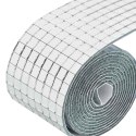 VidaXL Lustro Mozaikowe Geometryczny 12 pcs Srebrny 100 x 4 cm Szkło