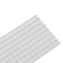 VidaXL Lustro Mozaikowe Geometryczny 12 pcs Srebrny 100 x 4 cm Szkło