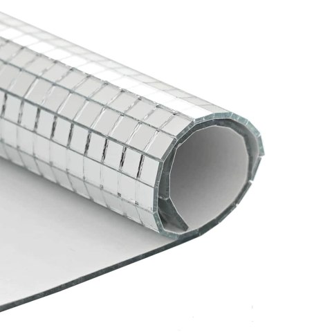 VidaXL Lustro Mozaikowe Geometryczny 12 pcs Srebrny 30 x 30 cm Szkło