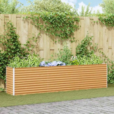 PODNIESIONA RABATA OGRODOWA 290X50X68CM STAL GALWANIZOWANA