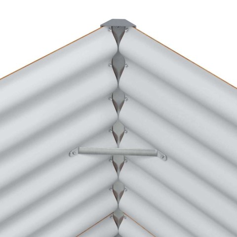 PODNIESIONA RABATA OGRODOWA 290X50X68CM STAL GALWANIZOWANA