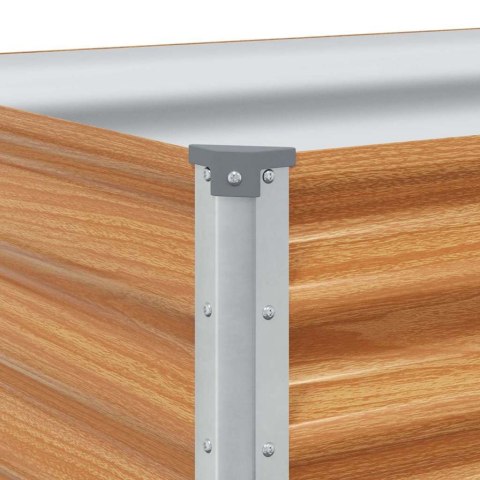 PODNIESIONA RABATA OGRODOWA 390X50X68CM STAL GALWANIZOWANA