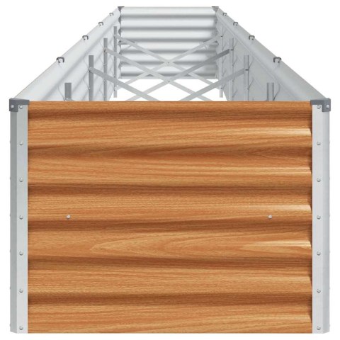 PODNIESIONA RABATA OGRODOWA 485X50X36CM STAL GALWANIZOWANA