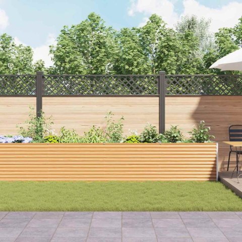 PODNIESIONA RABATA OGRODOWA 485X50X68CM STAL GALWANIZOWANA