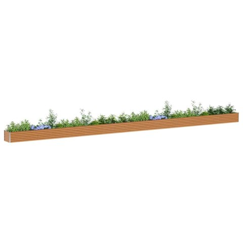 VidaXL Podniesiona rabata ogrodowa 970 x 50 x 36 cm Stal Galwanizowana