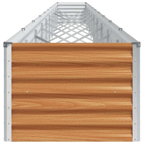 VidaXL Podniesiona rabata ogrodowa 970 x 50 x 36 cm Stal Galwanizowana