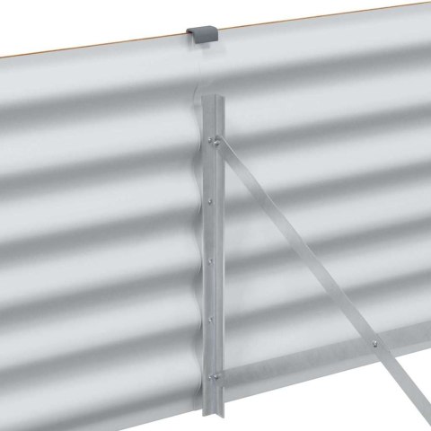 VidaXL Podniesiona rabata ogrodowa 970 x 50 x 36 cm Stal Galwanizowana